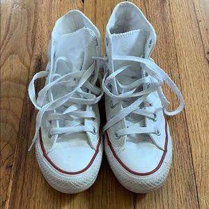 White high top Converse